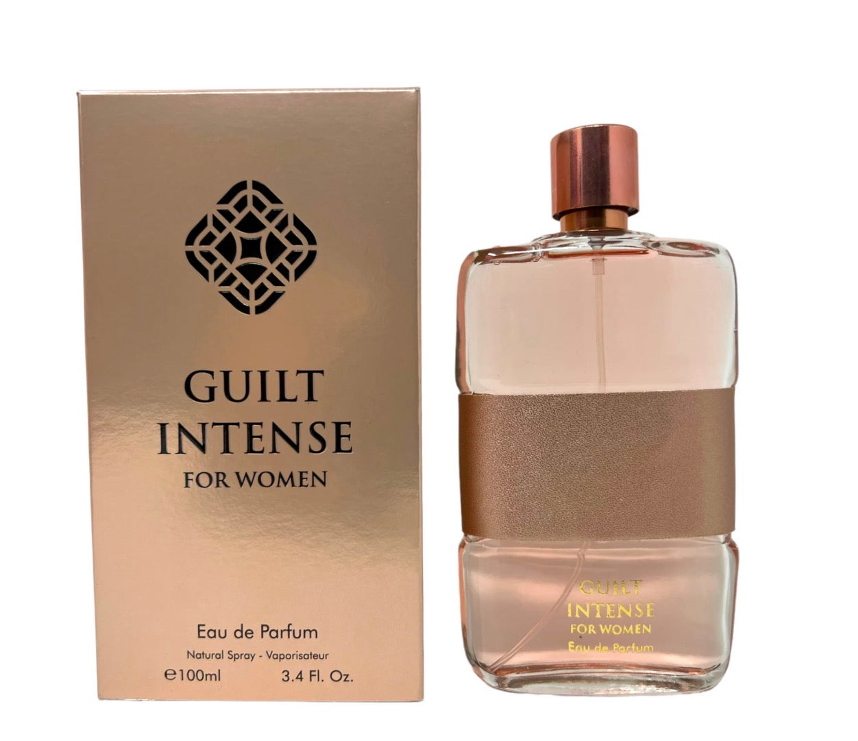 Guilt Intense for Women Eau de Parfum 100mL bottle and packaging
