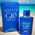 Aqua G10 Deep Blue for Men Eau de Parfum 100mL bottle and packaging