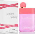 London Fantasy for Women Eau de Parfum 100mL pink bottle and packaging
